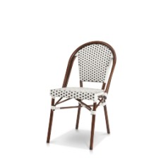 Dining Side Chair - Black and White